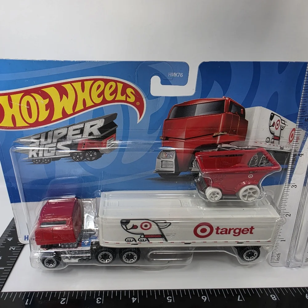 Hot Wheels Target Super Rigs Semi Tractor Trailer Cart